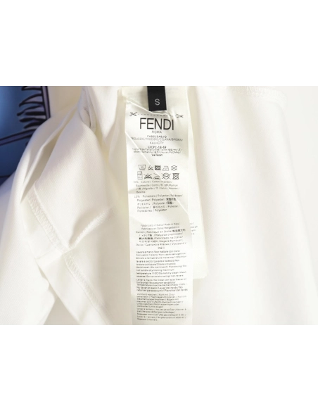 Fendi Little Blue Hat Backpack Bear Short Sleeve T-shirt,All order with free shipping Fendi