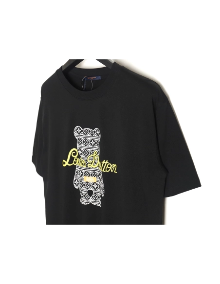 Reps Louis Vuitton Funny Bear Short Sleeve T-Shirt_TSK1,All order with free shipping Reps Louis Vuitton