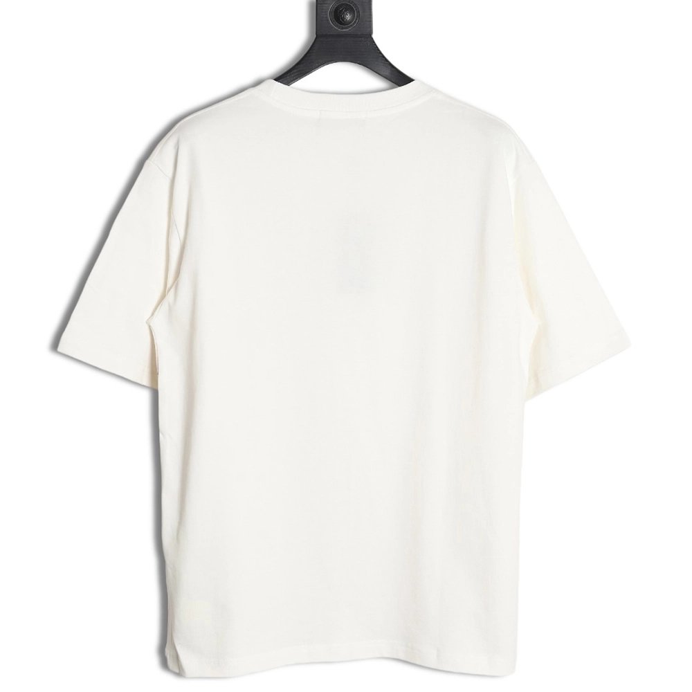 Fendi 24ss double F letter hand-painted gradient short-sleeved T-shirt,All order with free shipping Fendi