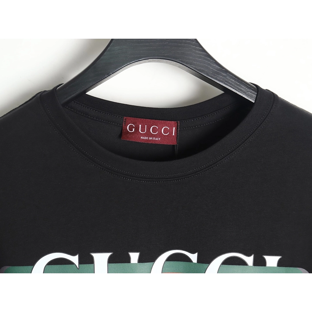 Reps Gucci 24SS belt lettering short-sleeved T-shirt_TSK1,All order with free shipping Reps Gucci