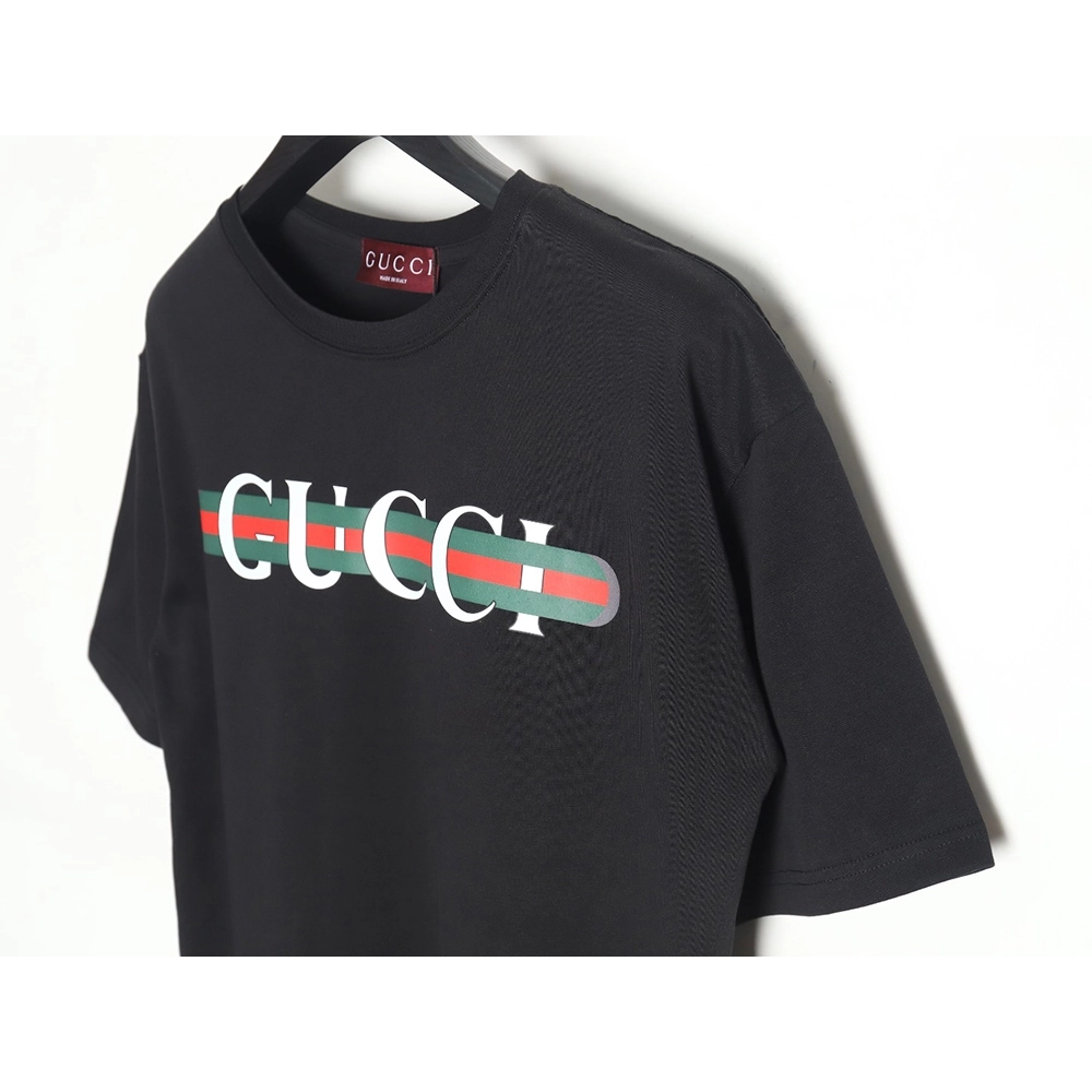 Reps Gucci 24SS belt lettering short-sleeved T-shirt_TSK1,All order with free shipping Reps Gucci