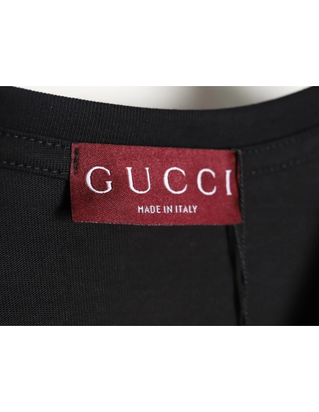 Reps Gucci 24SS belt lettering short-sleeved T-shirt_TSK1,All order with free shipping Reps Gucci