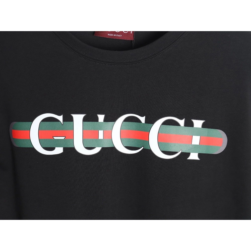 Reps Gucci 24SS belt lettering short-sleeved T-shirt_TSK1,All order with free shipping Reps Gucci