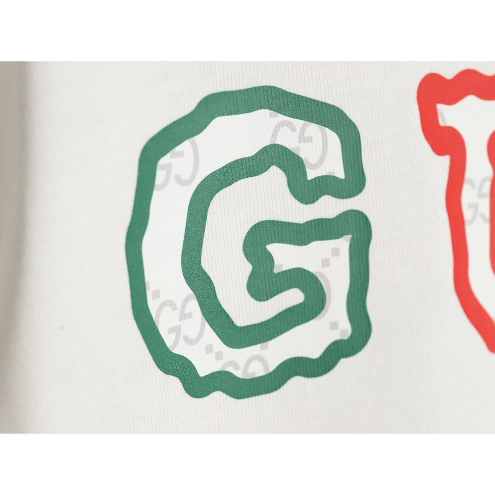 Reps Gucci 24SS colorful lettering short-sleeved T-shirt,All order with free shipping Reps Gucci