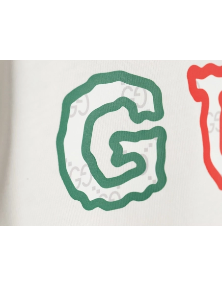 Reps Gucci 24SS colorful lettering short-sleeved T-shirt,All order with free shipping Reps Gucci