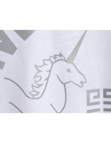 Givenchy 24SS Unicorn Short Sleeve T-Shirt,All order with free shipping Givenchy