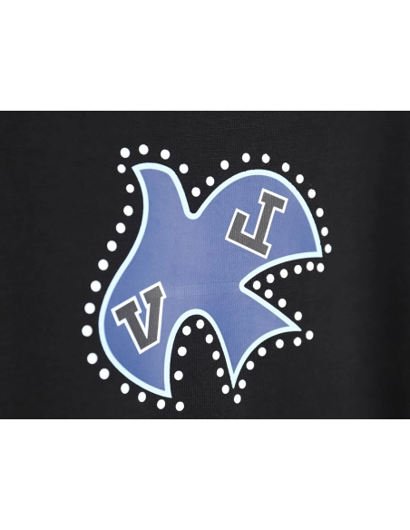Reps Louis Vuitton LV 24SS Peace Dove Short Sleeve T-Shirt_TSK1,All order with free shipping Reps Louis Vuitton