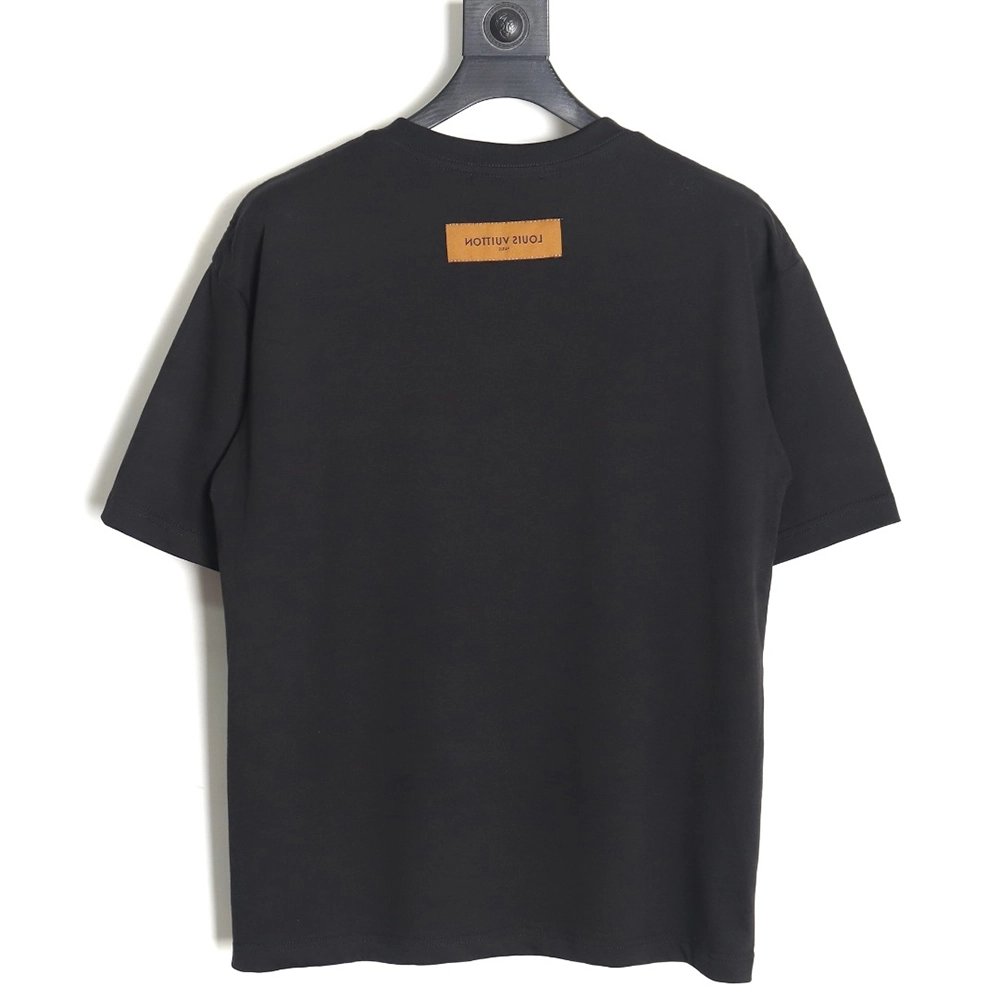 Reps Louis Vuitton LV 24SS red letter short-sleeved T-shirt_TSK1,All order with free shipping Reps Louis Vuitton