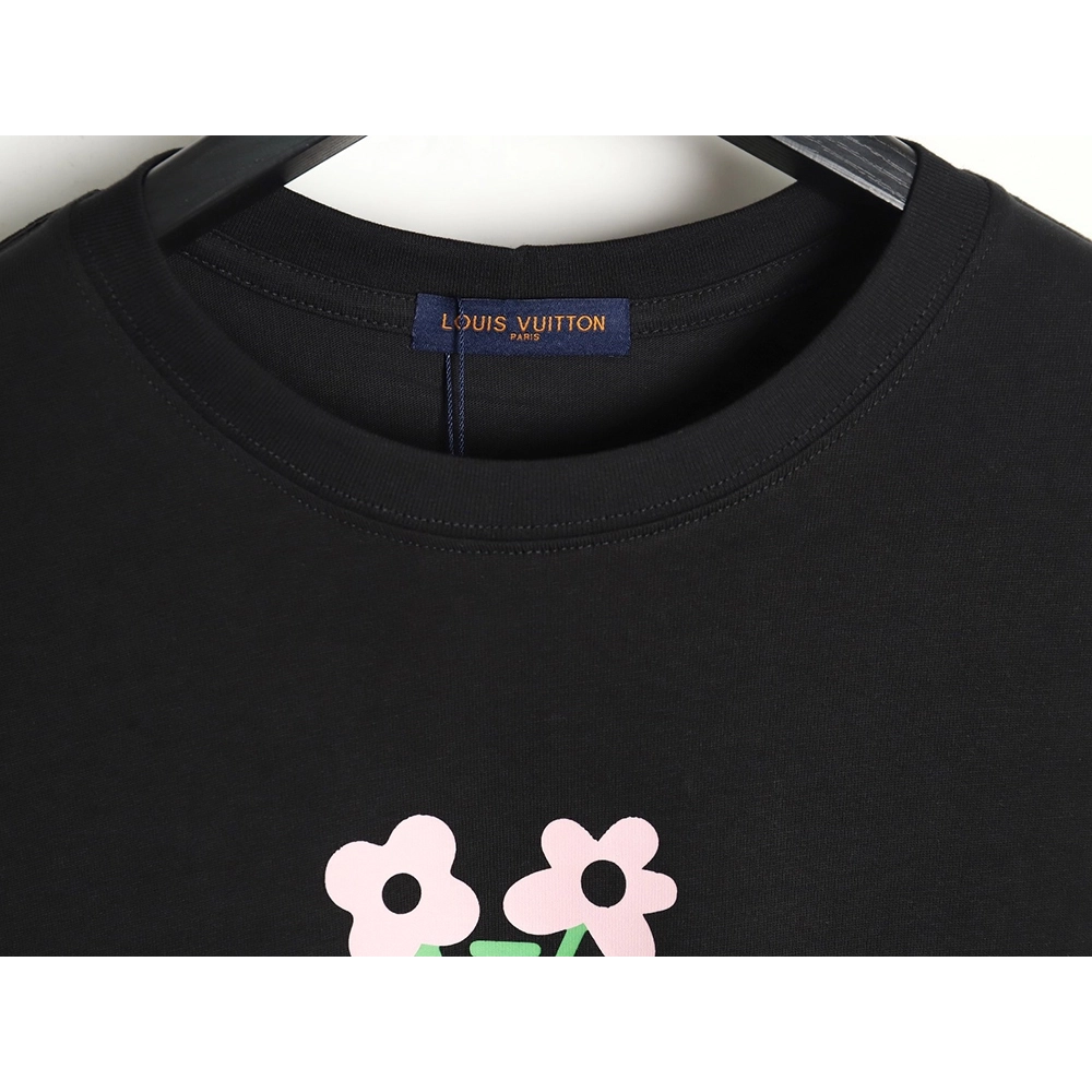 Reps Louis Vuitton LV 24SS floral lettering short-sleeved T-shirt_TSK1,All order with free shipping Reps Louis Vuitton
