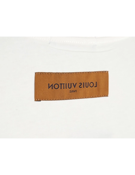 Reps Louis Vuitton LV 24SS floral lettering short-sleeved T-shirt,All order with free shipping Reps Louis Vuitton