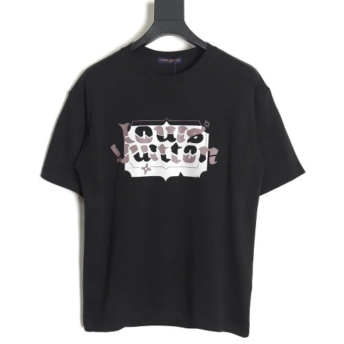 Reps Louis Vuitton LV24SS block letter short-sleeved T-shirt_TSK1,All order with free shipping Reps Louis Vuitton
