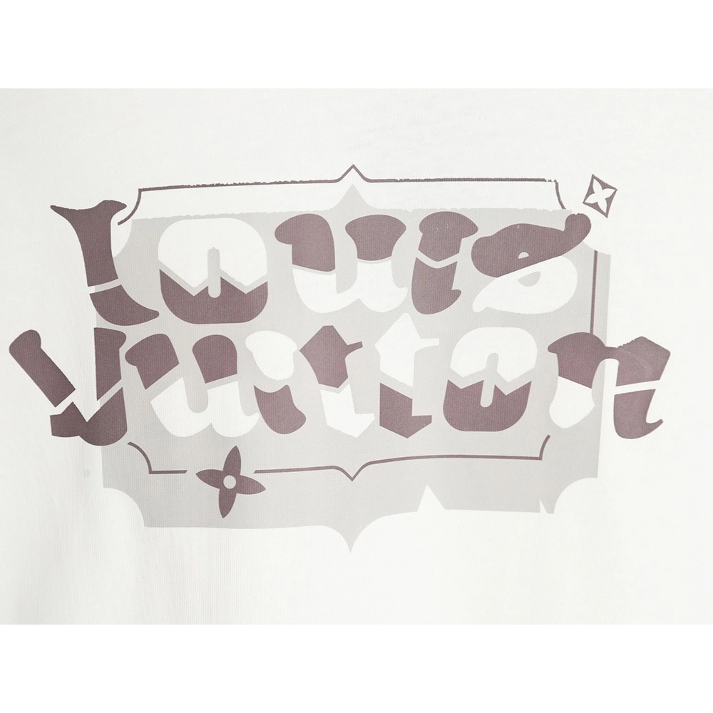 Reps Louis Vuitton LV24SS block letter short-sleeved T-shirt,All order with free shipping Reps Louis Vuitton