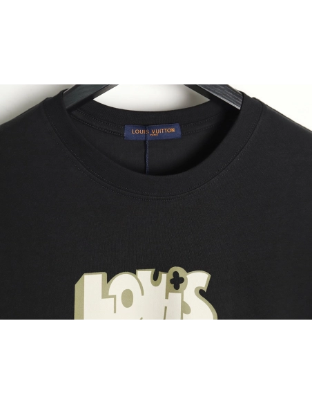 Reps Louis Vuitton LV 24SS shadow letter short-sleeved T-shirt_TSK1,All order with free shipping Reps Louis Vuitton