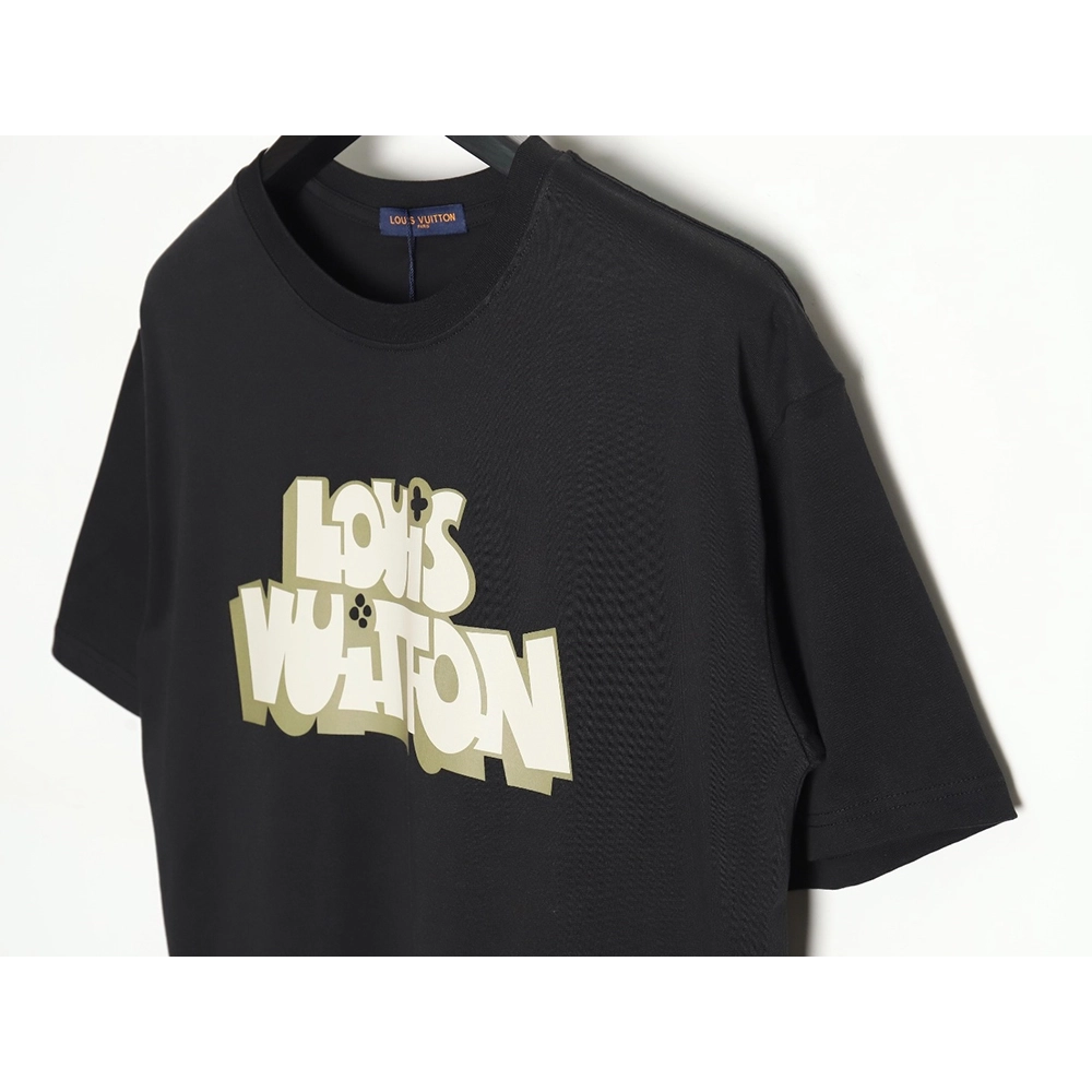 Reps Louis Vuitton LV 24SS shadow letter short-sleeved T-shirt_TSK1,All order with free shipping Reps Louis Vuitton