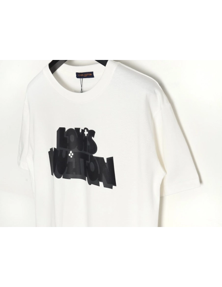 Reps Louis Vuitton LV 24SS shadow letter short-sleeved T-shirt,All order with free shipping Reps Louis Vuitton