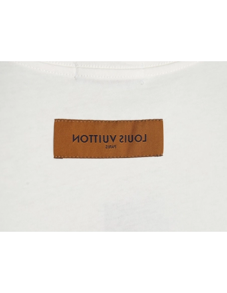 Reps Louis Vuitton LV 24SS shadow letter short-sleeved T-shirt,All order with free shipping Reps Louis Vuitton