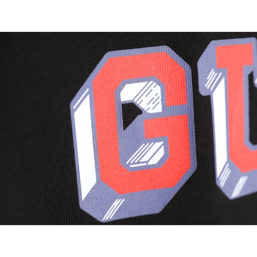 Reps Gucci 24SS three-dimensional lettering short-sleeved T-shirt,All order with free shipping Reps Gucci