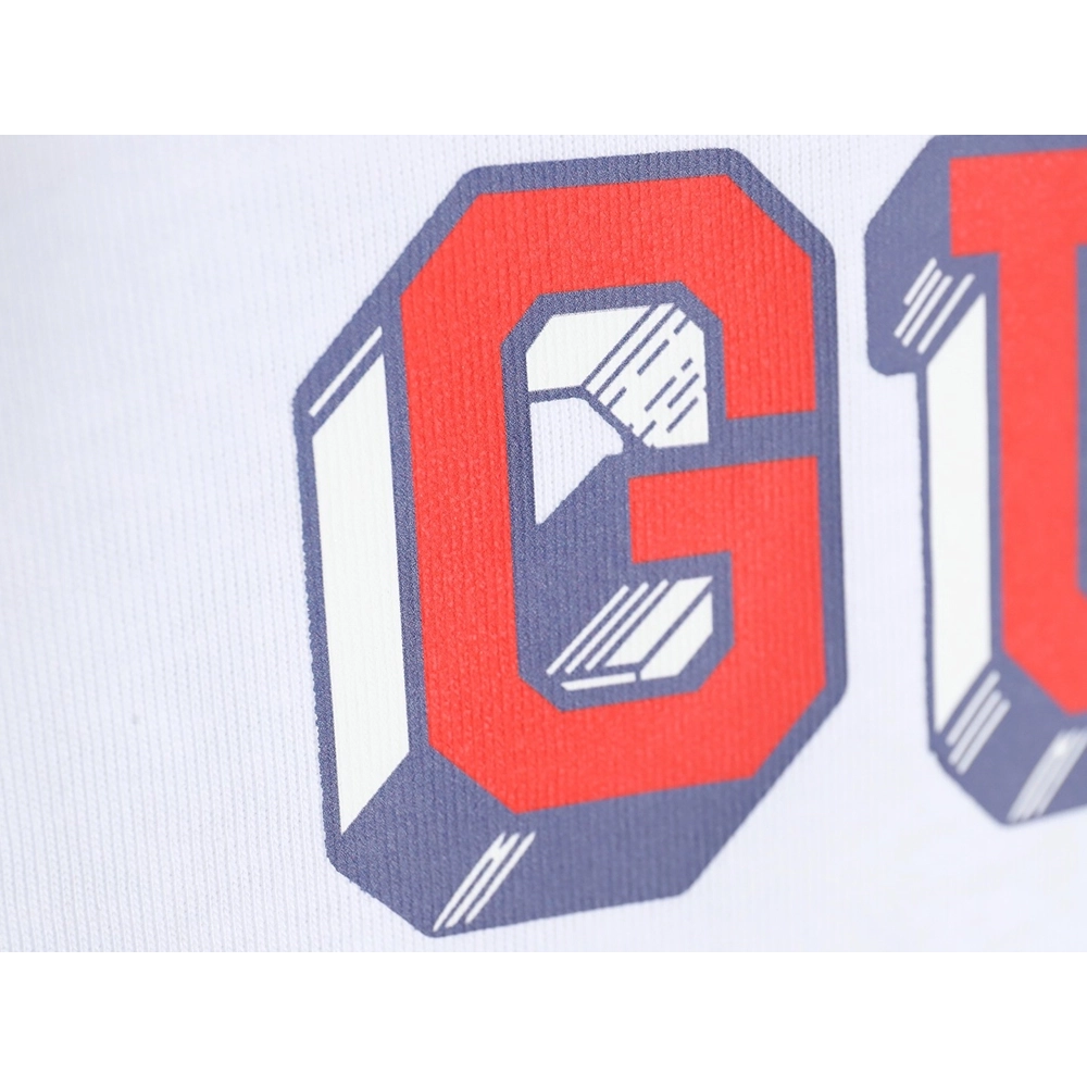 Reps Gucci 24SS three-dimensional lettering short-sleeved T-shirt,All order with free shipping Reps Gucci