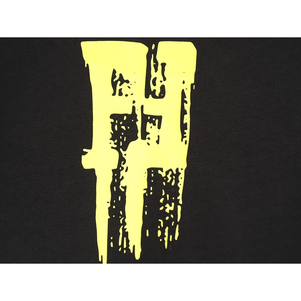 Fendi 24SS painted letter short-sleeved T-shirt,All order with free shipping Fendi