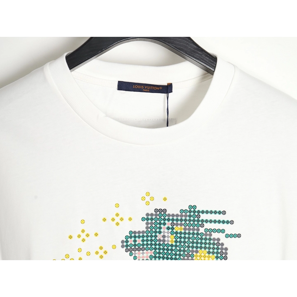 Reps Louis Vuitton 24SS Dragon Year Limited Edition Dragon Ball Short Sleeve T-Shirt,All order with free shipping Reps Louis Vui