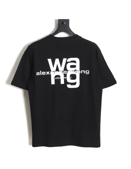 Discount Alexander Wang reflective letter print short-sleeved T-shirt,All order with free shipping Discount Alexander Wang