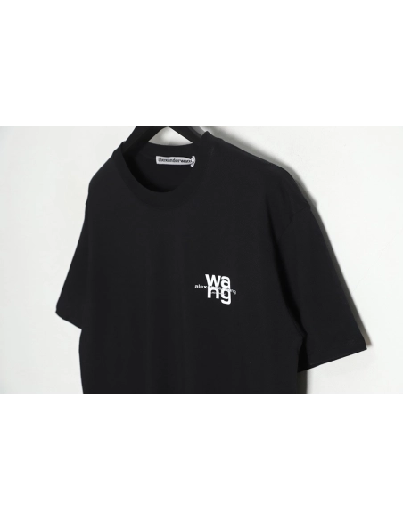 Discount Alexander Wang reflective letter print short-sleeved T-shirt,All order with free shipping Discount Alexander Wang