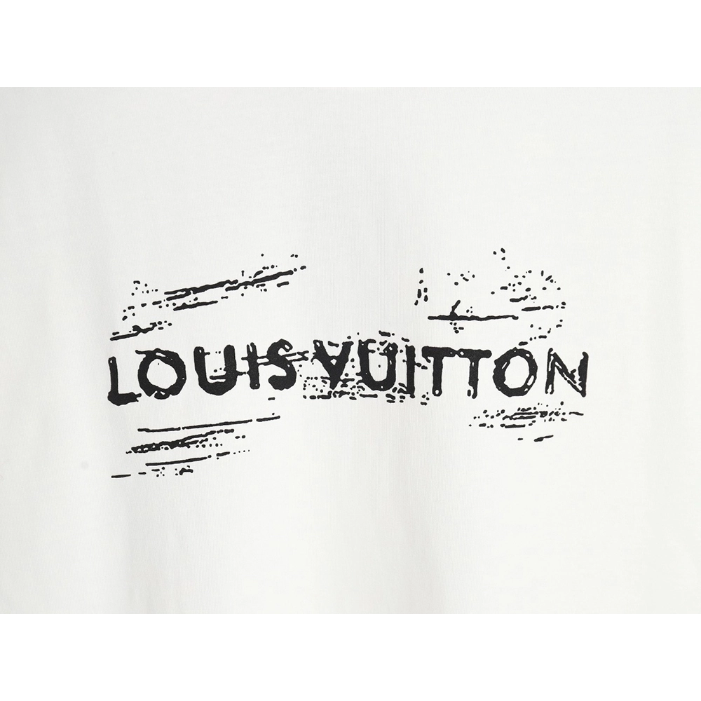 Reps Louis Vuitton 24ss graffiti logo printed short-sleeved T-shirt,All order with free shipping Reps Louis Vuitton