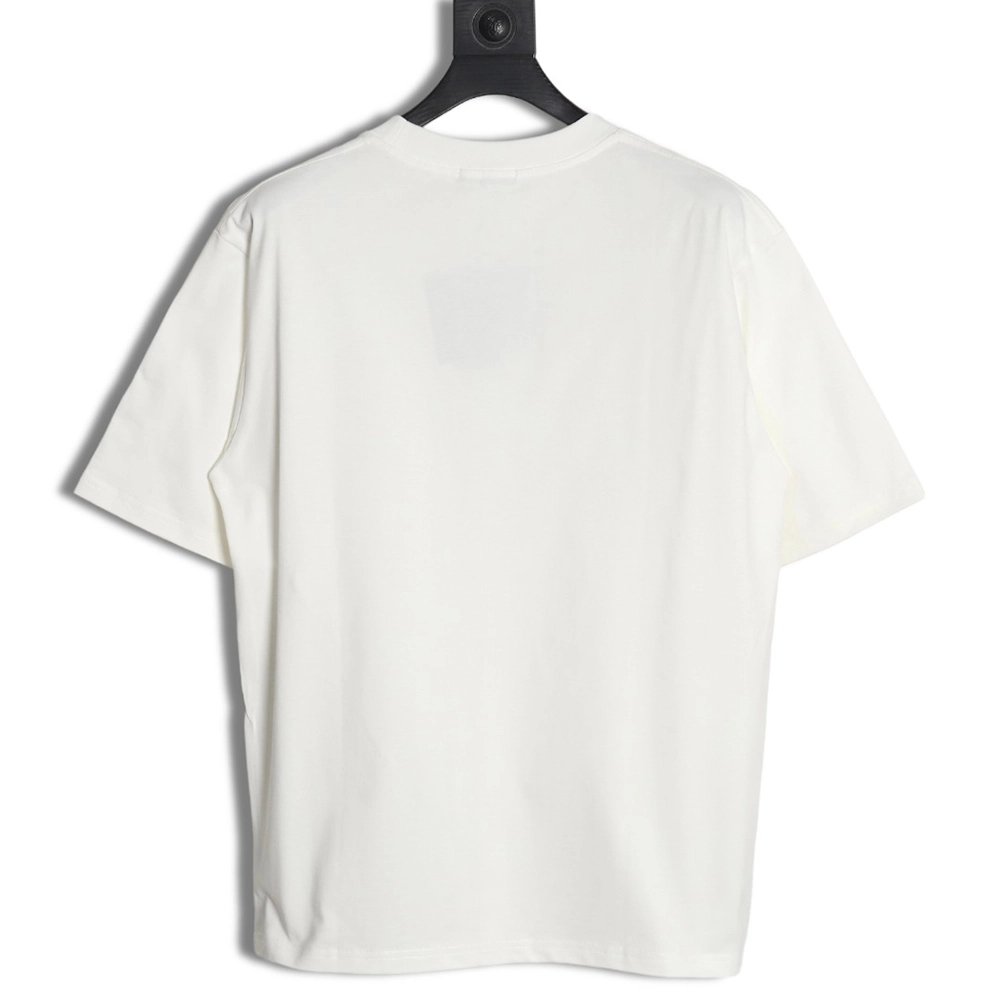 Prada 24ss colorful graffiti triangle logo printed short-sleeved T-shirt,All order with free shipping Prada