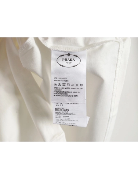 Prada 24ss colorful graffiti triangle logo printed short-sleeved T-shirt,All order with free shipping Prada