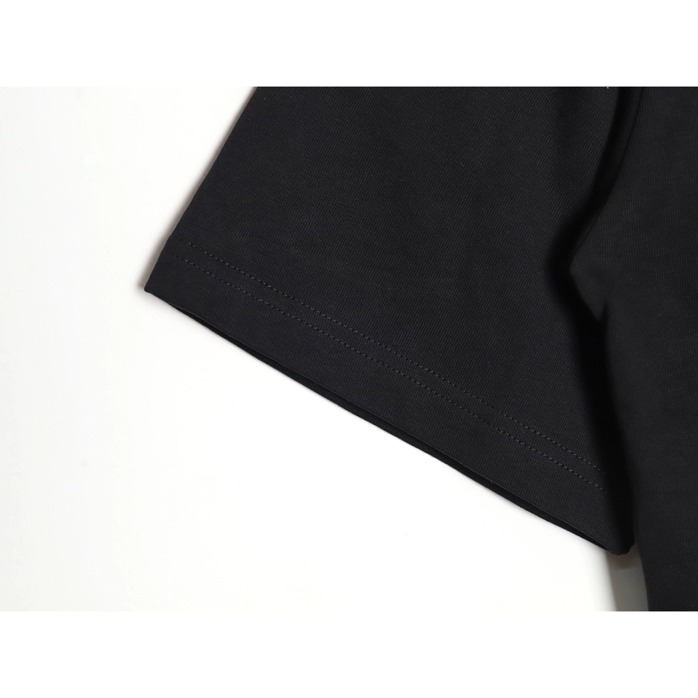 Prada collar metal triangle logo short-sleeved T-shirt,All order with free shipping Prada