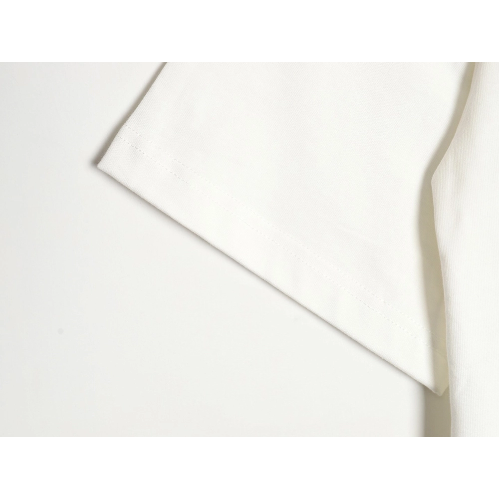 Prada collar metal triangle logo short-sleeved T-shirt,All order with free shipping Prada