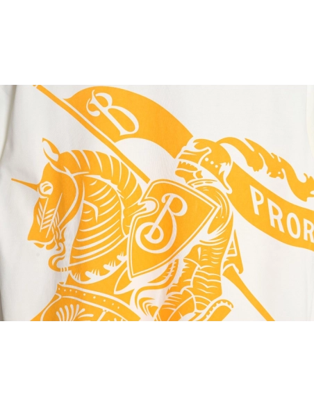 Burberry 24Ss Royal Knight War Horse Print Short Sleeve T-Shirt,All order with free shipping Burberry