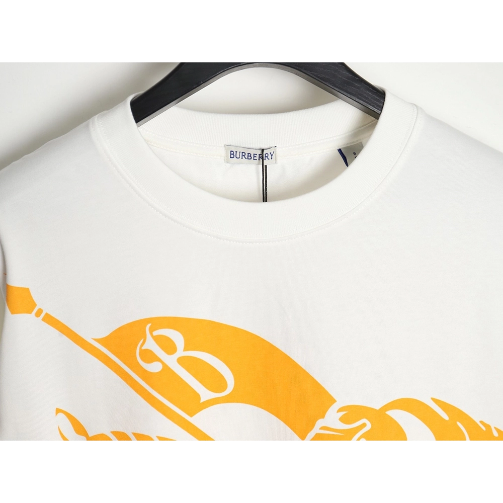 Burberry 24Ss Royal Knight War Horse Print Short Sleeve T-Shirt,All order with free shipping Burberry