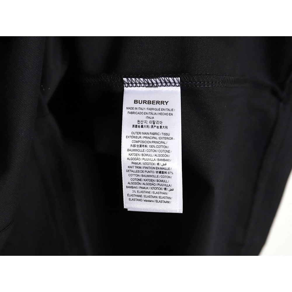 Burberry embroidered knights horse logo short-sleeved T-shirt,All order with free shipping Burberry