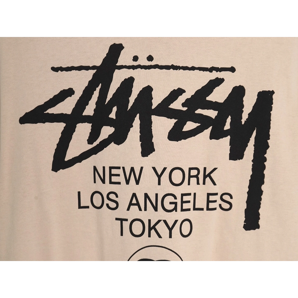 Stussy 24SS World Tour Printed Short Sleeve T-Shirt TSK2,All order with free shipping Stussy