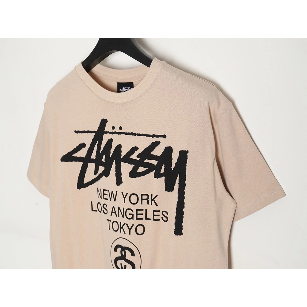 Stussy 24SS World Tour Printed Short Sleeve T-Shirt TSK2,All order with free shipping Stussy