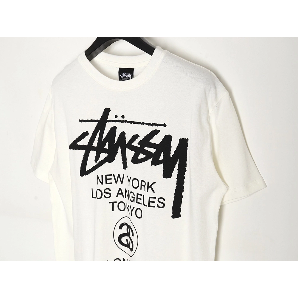 Stussy 24SS World Tour Printed Short Sleeve T-Shirt TSK1,All order with free shipping Stussy