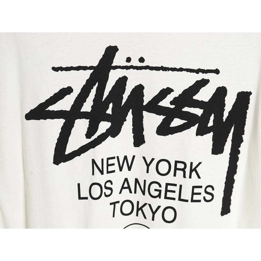 Stussy 24SS World Tour Printed Short Sleeve T-Shirt TSK1,All order with free shipping Stussy