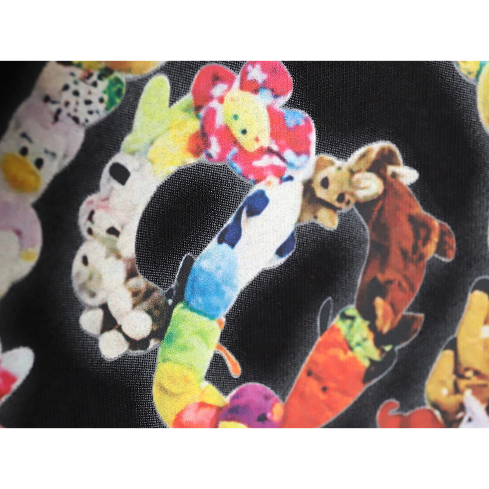Stussy 24SS World Favorite Doll Print Short Sleeve T-Shirt TSK2,All order with free shipping Stussy