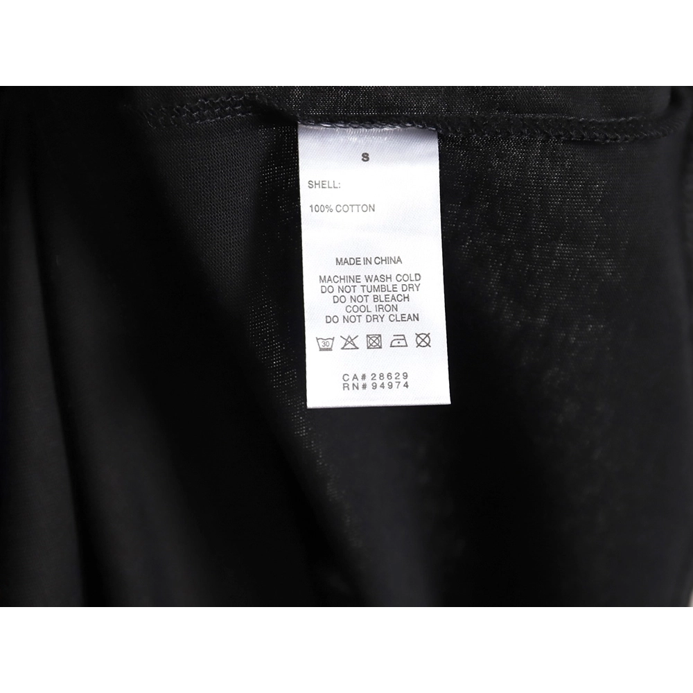 Stussy 2024 Peace ProsperityTee Doll Slogan Back Slogan Short Sleeve T-Shirt TSK2,All order with free shipping Stussy