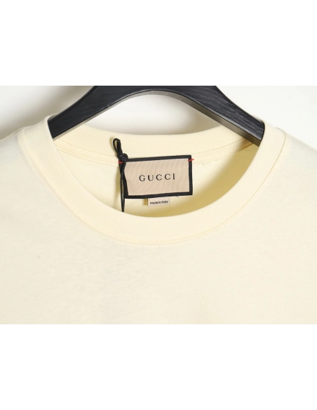 Reps Gucci classic letter logo mushroom print T-shirt,All order with free shipping Reps Gucci