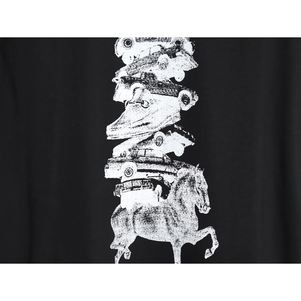 Reps Gucci 2024 new pagoda print short-sleeved T-shirt,All order with free shipping Reps Gucci