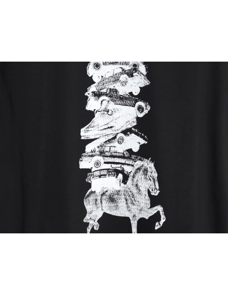 Reps Gucci 2024 new pagoda print short-sleeved T-shirt,All order with free shipping Reps Gucci