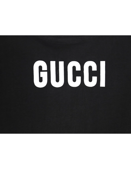 Reps Gucci 2024 new pagoda print short-sleeved T-shirt,All order with free shipping Reps Gucci