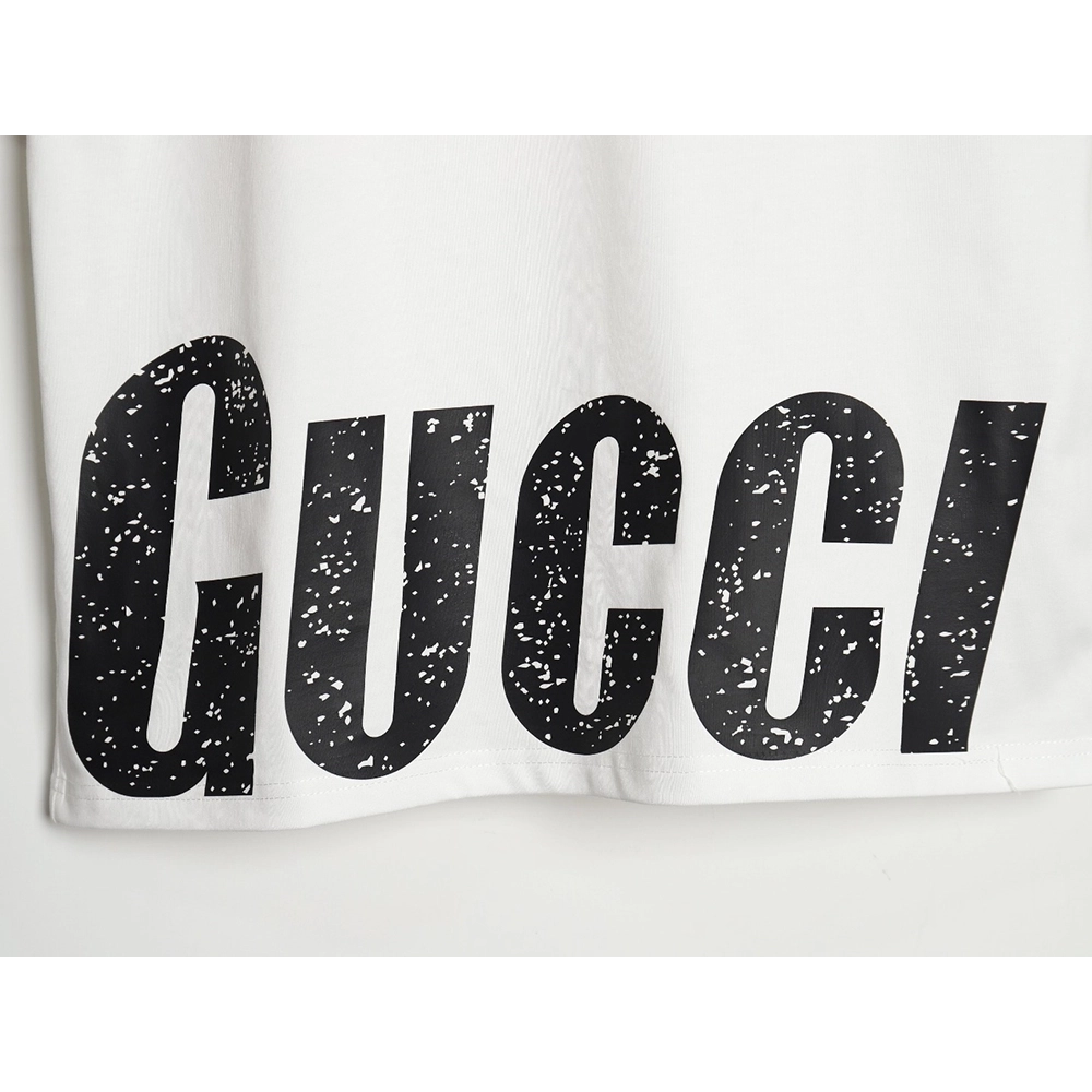 Reps Gucci 24SS hem letter short-sleeved T-shirt TSK1,All order with free shipping Reps Gucci