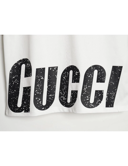 Reps Gucci 24SS hem letter short-sleeved T-shirt TSK1,All order with free shipping Reps Gucci