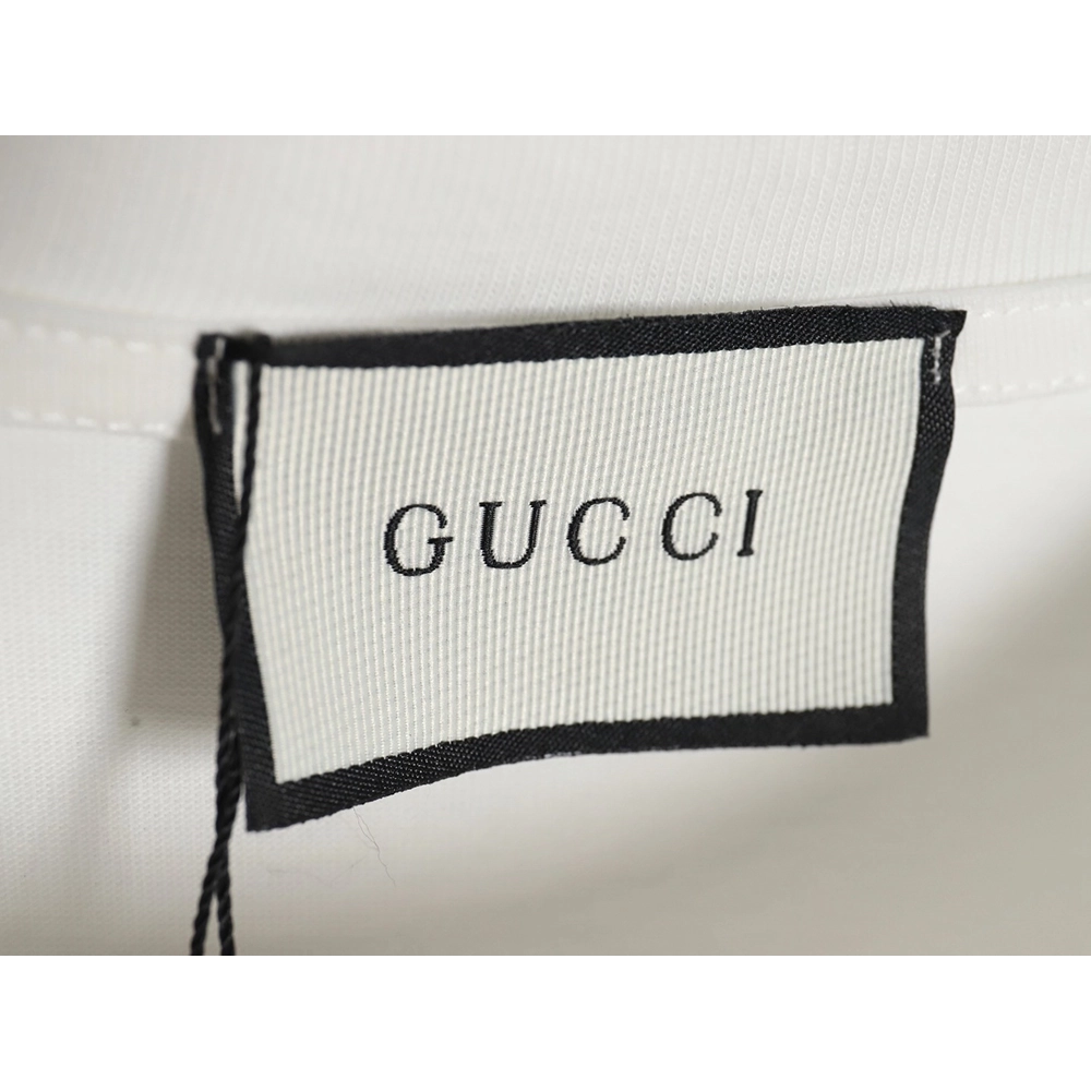 Reps Gucci 24SS hem letter short-sleeved T-shirt TSK1,All order with free shipping Reps Gucci