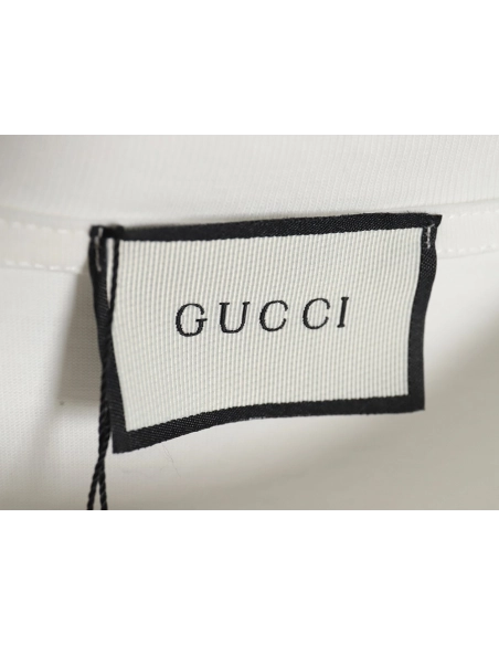 Reps Gucci 24SS hem letter short-sleeved T-shirt TSK1,All order with free shipping Reps Gucci