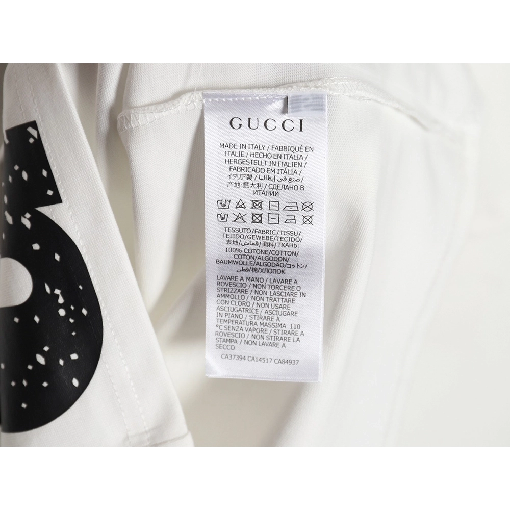 Reps Gucci 24SS hem letter short-sleeved T-shirt TSK1,All order with free shipping Reps Gucci