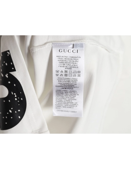 Reps Gucci 24SS hem letter short-sleeved T-shirt TSK1,All order with free shipping Reps Gucci